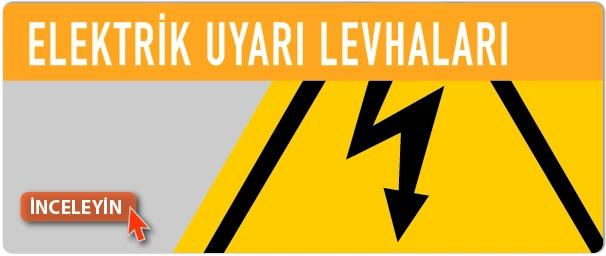 Elektrik tehlikesi levhaları