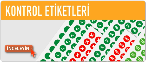 Kalite kontrol etiketleri