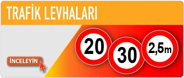 Trafik yol levhaları