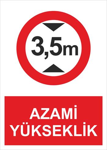 AZAMİ YÜKSEKLİK 3,5M-94