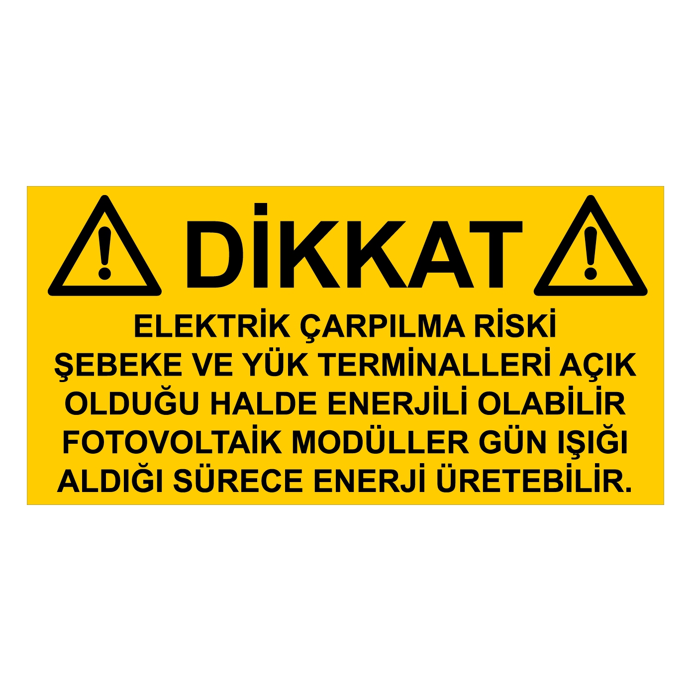 Elektrik çarpılma riski