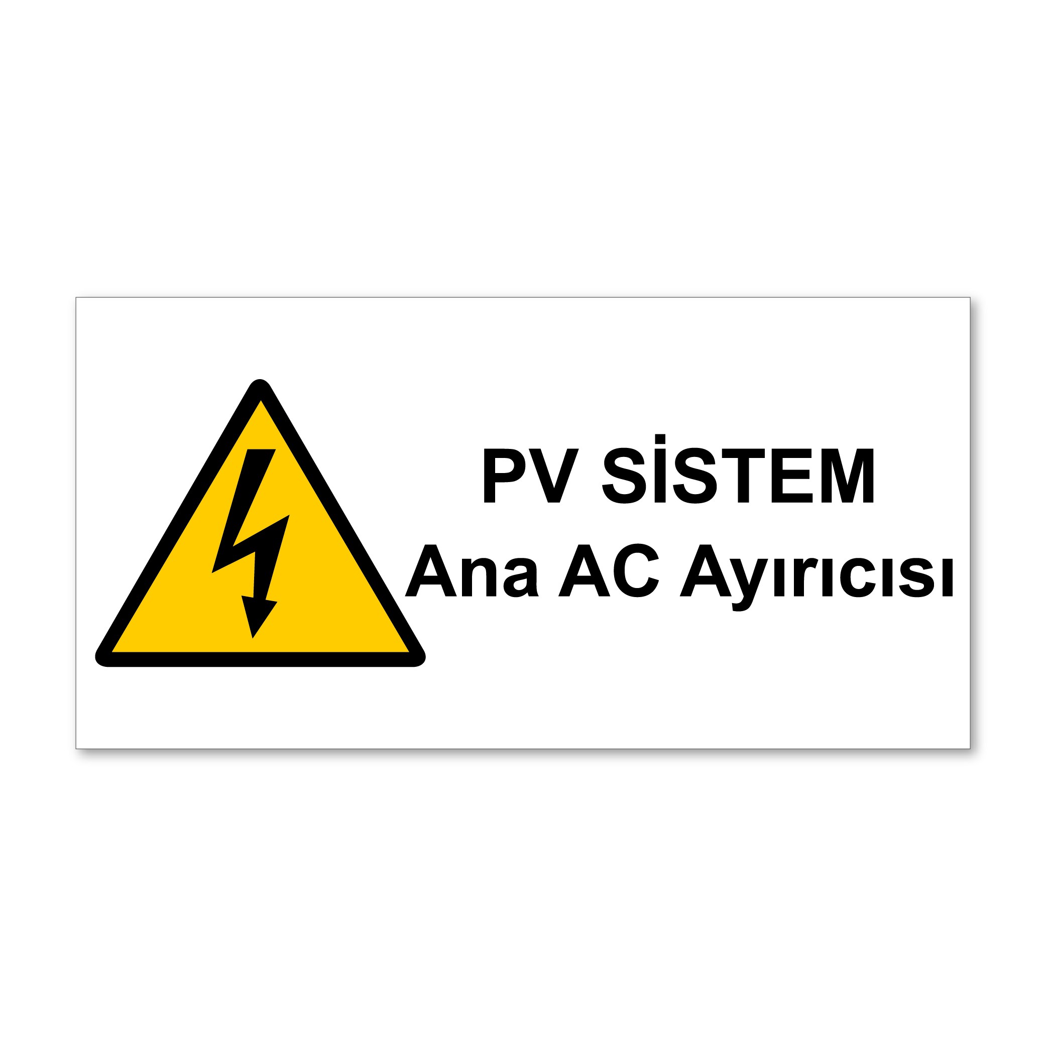 PV sistem Ana AC ayırıcısı