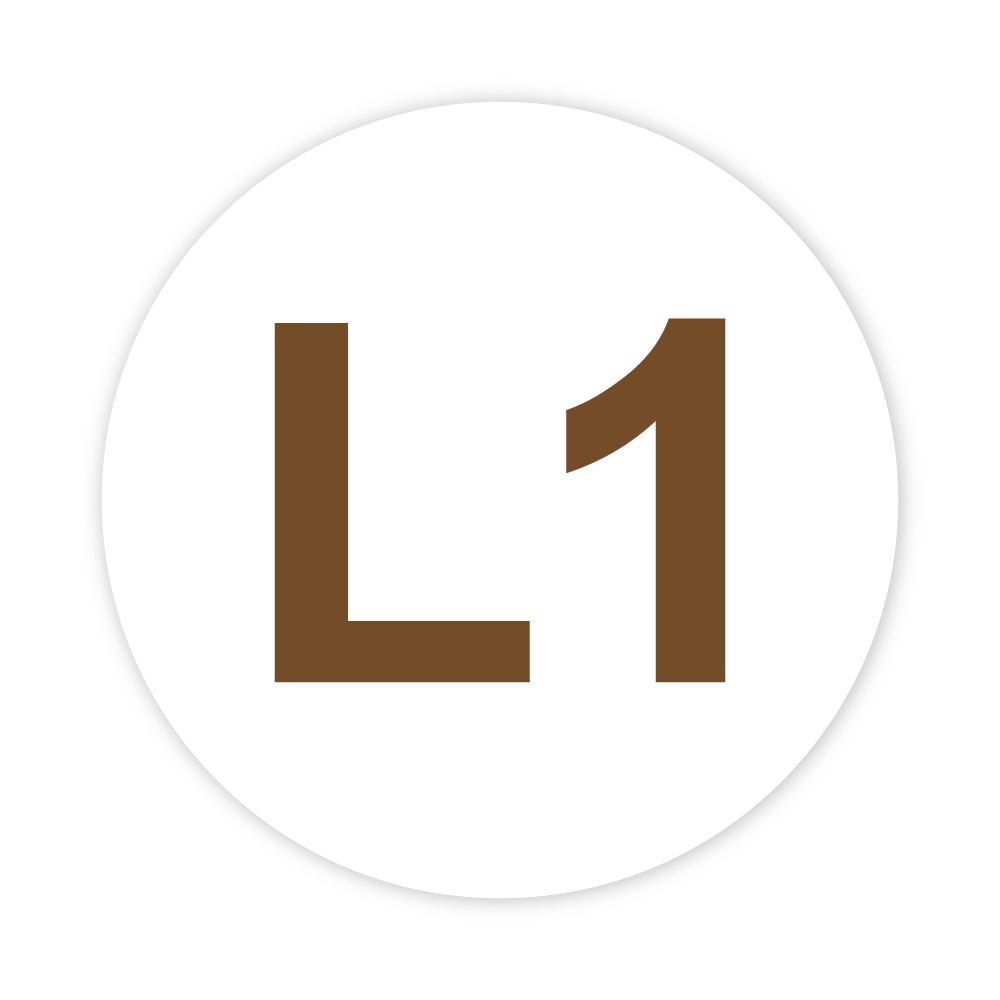 L1 etiketi 100 adet