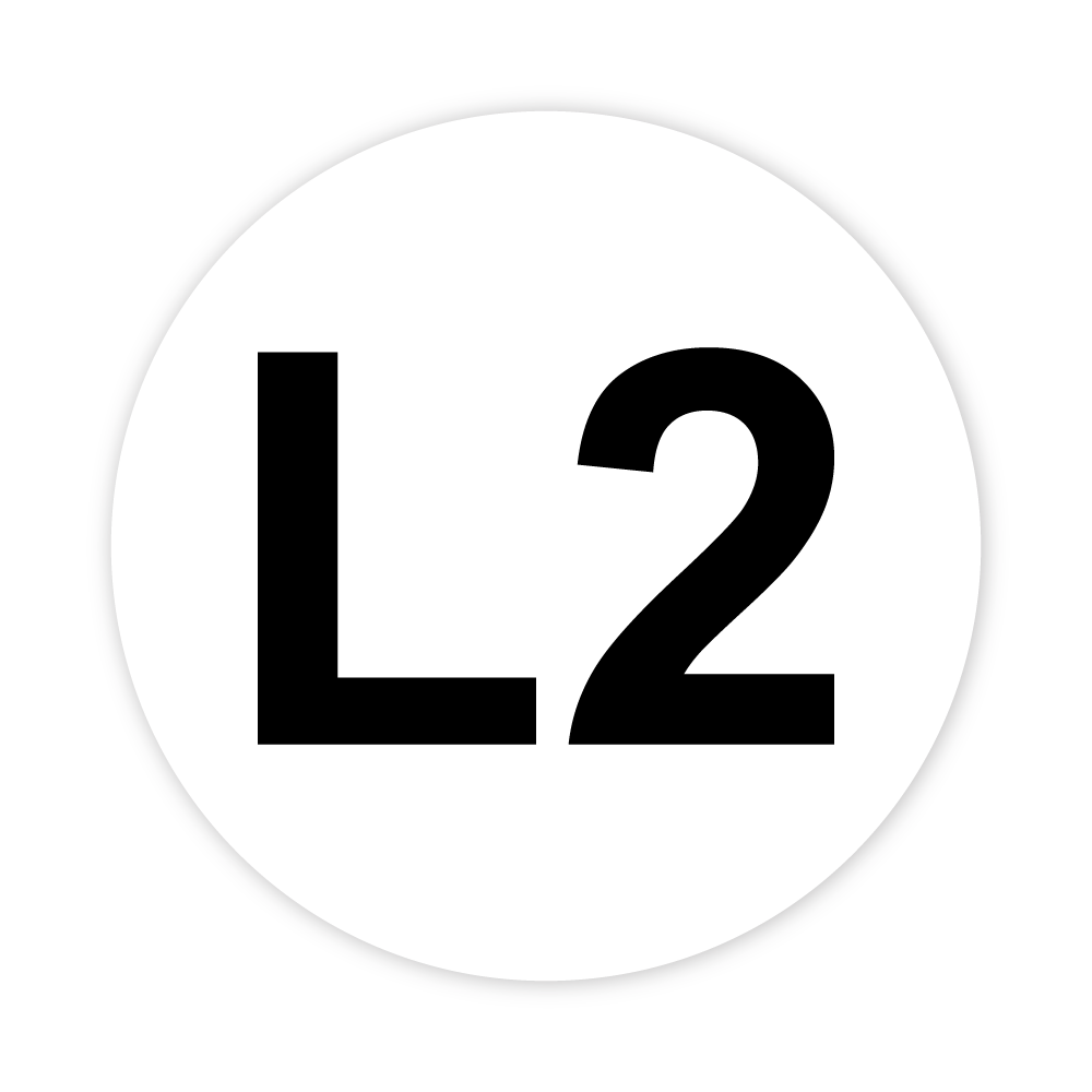 L2 etiketi 100 adet