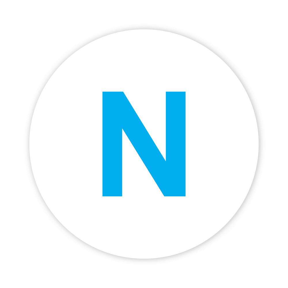 N etiketi 100 adet