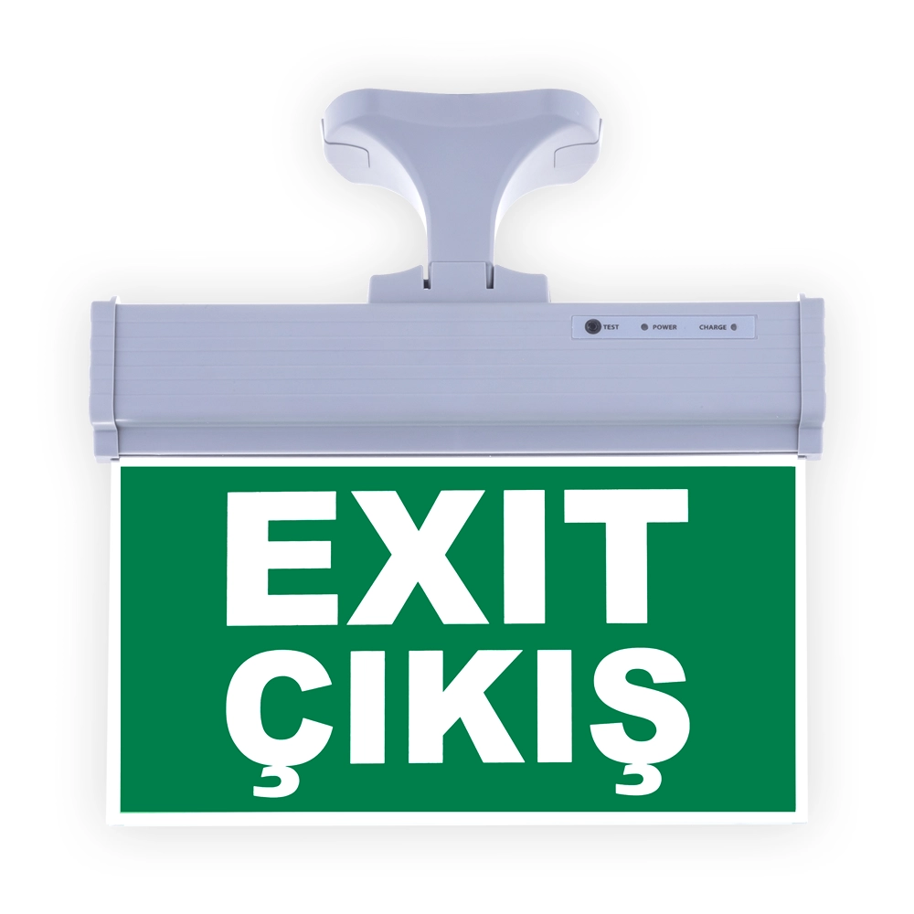 Işıklı Acil Çıkış exit çıkış askılı çift yönlü