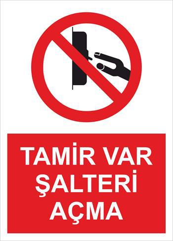 TAMİR VAR ŞALTERİ AÇMA -101