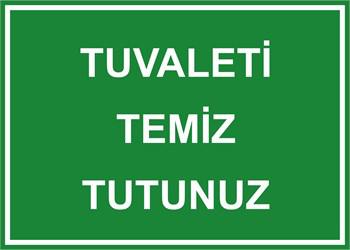 TUVALETİ TEMİZ TUTUNUZ-216