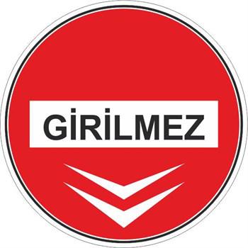 YER LAMİNASYONLU GİRİLMEZ STICKER