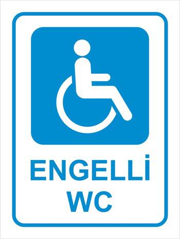 ENGELLİ WC TABELASI