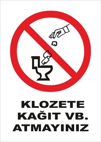 KLOZETE KAĞIT VB. ATMAYINIZ-36
