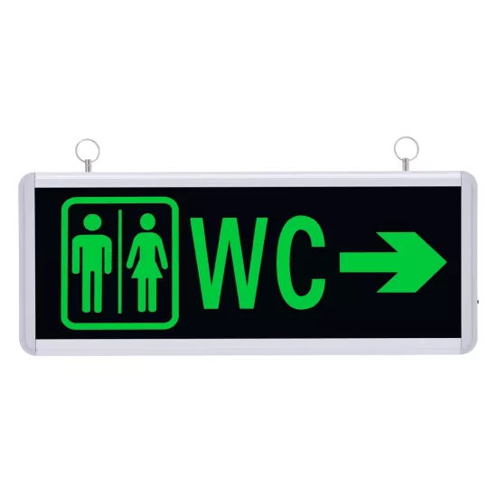 Işıklı bay bayan wc tabelası