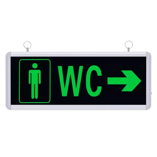 IŞIKLI BAY WC YÖNLENDİRME TABELASI