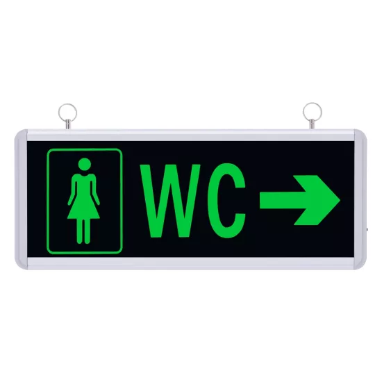 IŞIKLI BAYAN WC YÖNLENDİRME TABELASI