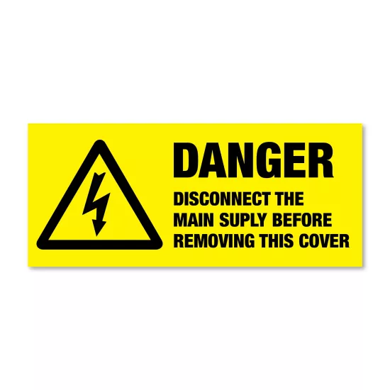 Disconnect the main suply