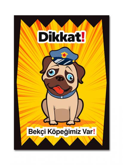 dikkat köpek var uyarı levhaları. Özel tasarım.