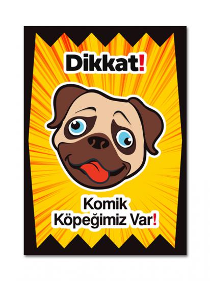 dikkat köpek var uyarı levhaları. Özel tasarım.