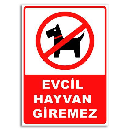 evcil hayvan giremez