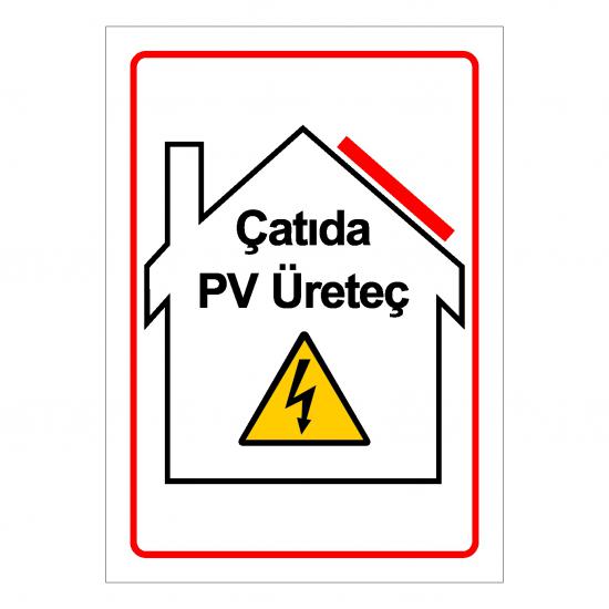 Çatıda PV üreteç levhası