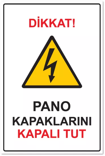 PANO KAPAKLARINI KAPALI TUT