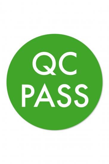 QC Kontrol sonucunu ifade eden sticker etiketler