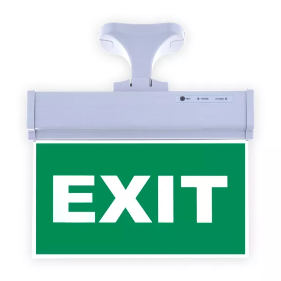 Işıklı Acil Çıkış exit askılı çift yönlü